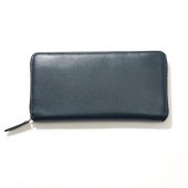 【H&D Leather】 ラウンドジップ 長財布 HDB-11 ダックブルー 5564200755