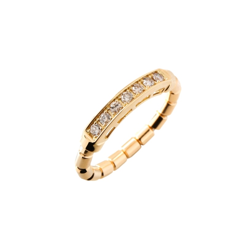 【Gold Jewelry】 Easy Fit イージーフィット K18 YG イエローゴールド 0.2ct ダイヤモンド リング #07～#14 free 1169100329