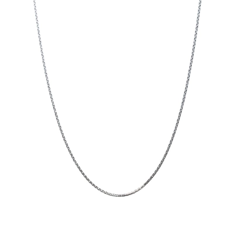 【Gold Jewelry】 プレシャスメタル K18 WG ホワイトゴールド デザインチェーン ネックレス 50cm 1125520938