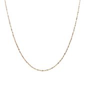 【Gold Jewelry】 プレシャスメタル K18 YG イエローゴールド デザインチェーン ネックレス 45cm 1169800357
