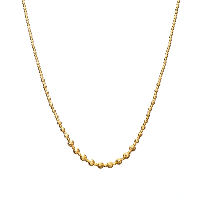 【Gold Jewelry】 デザインチェーン ネックレス K24 YG イエローゴールド 45cm 1169800366
