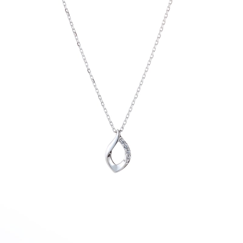 【h&d Jewelry】 ネックレス COOL SV925 シルバー CZ 46cm 5175600459