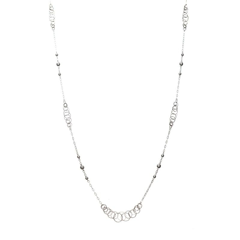 【Gold Jewelry】 デザインチェーン ネックレス PT プラチナ 70cm 1180900011