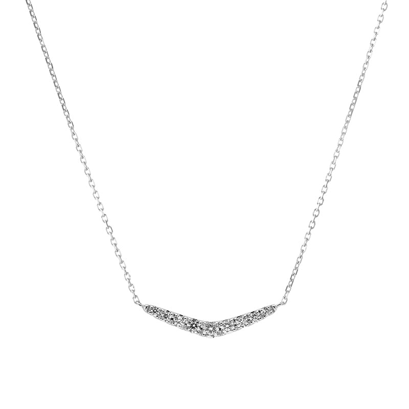 【h&d Jewelry】 ネックレス SWEET SV925 シルバー CZ 46cm 5175600491