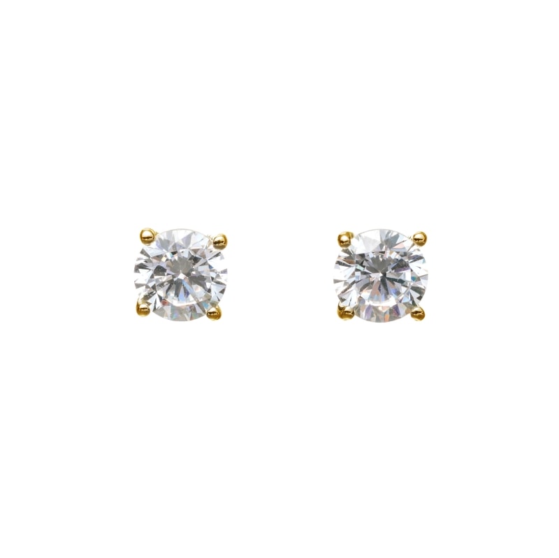 【h&d Jewelry】 ピアス SWEET SV925 イエローゴールド CZ 5175600496