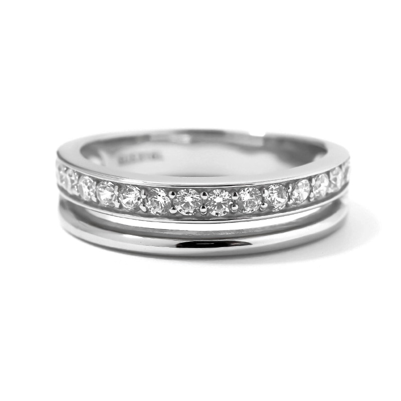 【STAINLESS JEWELRY】 リング SUS316L CZ 1185900007