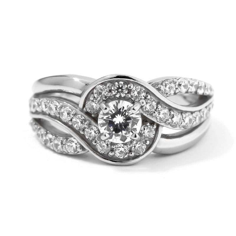 【STAINLESS JEWELRY】 リング SUS316L CZ #13 1185900019