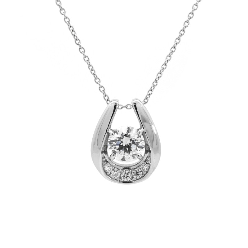 【STAINLESS JEWELRY】 ネックレス SUS316L CZ 45cm  1185900028