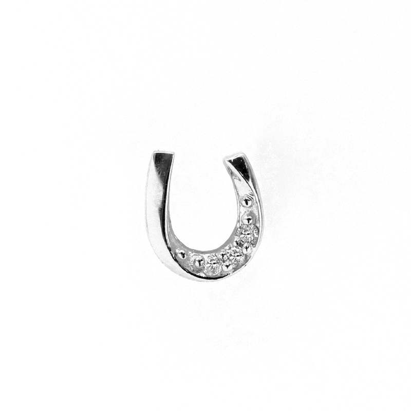 K10 WG ホワイトゴールド 0.01ct ダイヤモンド ペンダントトップ 1182600051