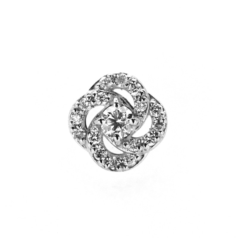 PT900 プラチナ 0.13ct ダイヤモンド ペンダントトップ 1182600055