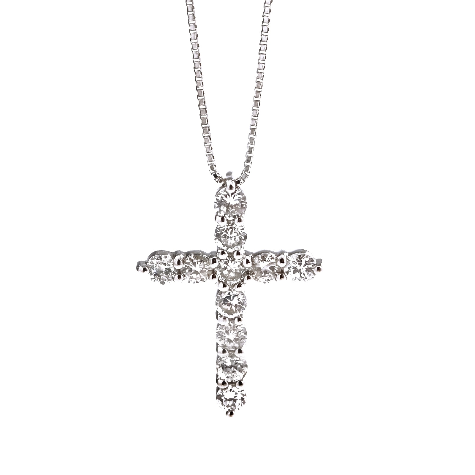 PT プラチナ 0.5ct ダイヤモンド ネックレス Dカラー 1176400033