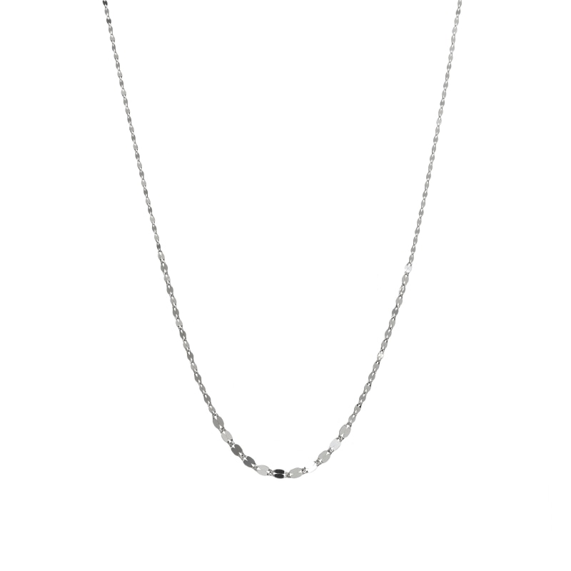 【Gold Jewelry】 デザインチェーン ネックレス ペタルチェーン PT999 純プラチナ 43cm 1185600003