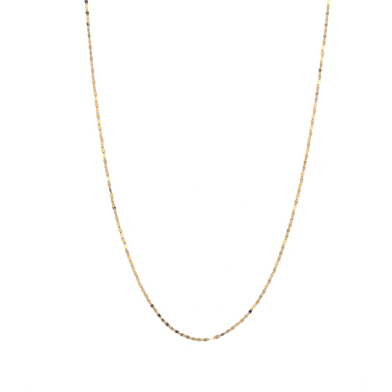 【Gold Jewelry】 デザインチェーン ネックレス ペタルチェーン K24 純金 43cm 1185600002