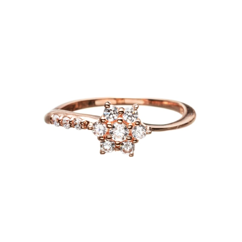 【h&d Jewelry】 リング SWEET SV925 ピンクゴールド CZ 5175600553