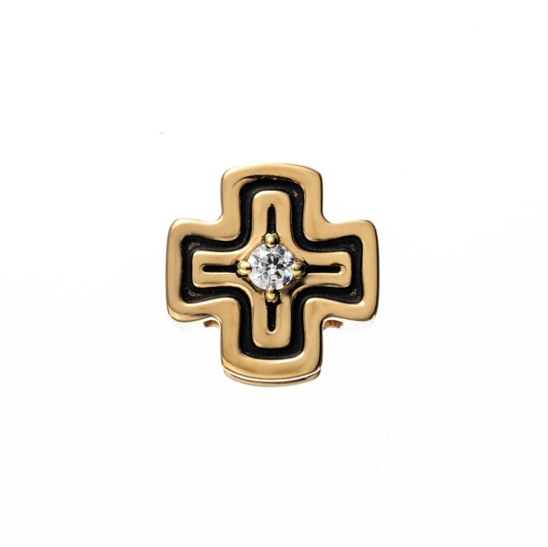 【HD Jewelry】 ペンダントトップ SV925 イエローゴールド CZ 5181700089