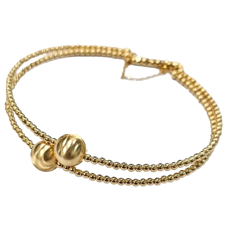 【Gold Jewelry】 プレシャスメタル K18 YG イエローゴールド ブレスレット 1182000001