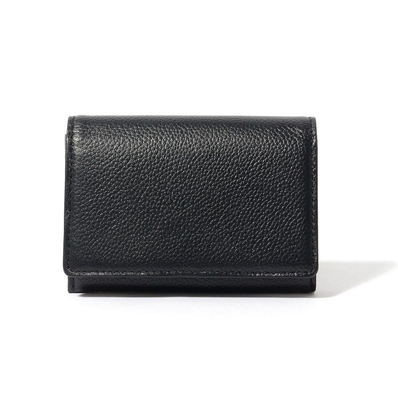 【NOROM Leather】 名刺入れ カードケース HDL-9n1 ブラック/ダークグレー 5564200876