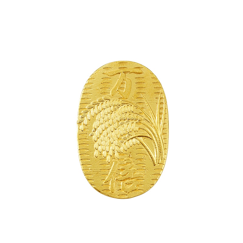 【完全受注生産 純金 K24 GOLD】 K24 純金 招福純金小判 一粒万倍 10g 1181000233