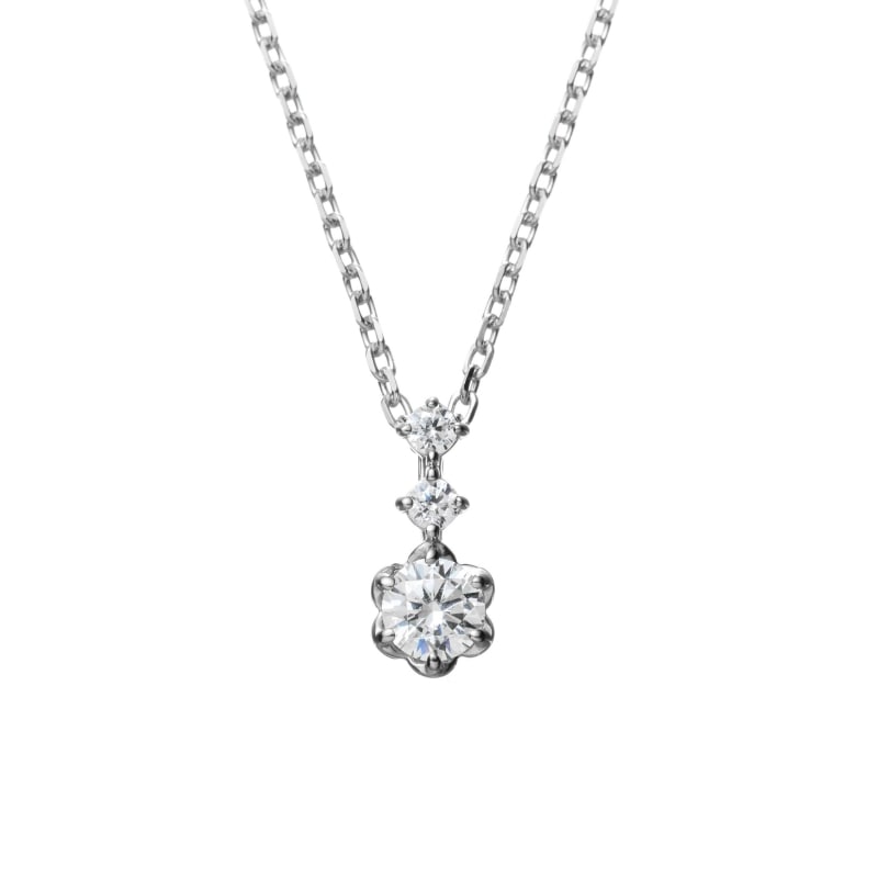 【h&d Jewelry】 ネックレス SWEET SV925 シルバー CZ 46cm 5175600578