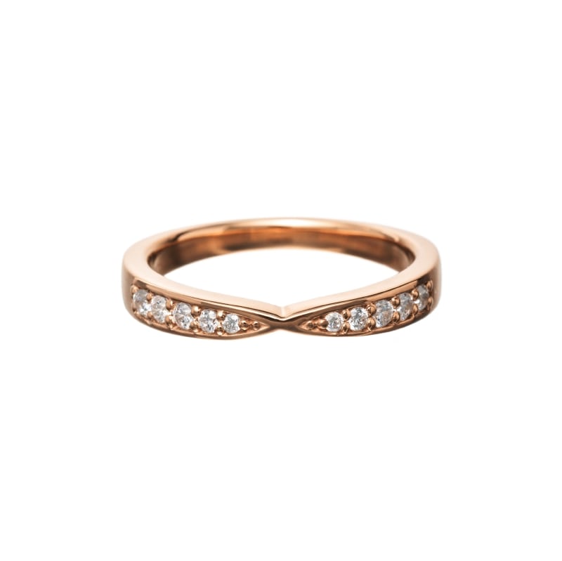 【h&d Jewelry】 リング SWEET SV925 ピンクゴールド CZ 5175600607