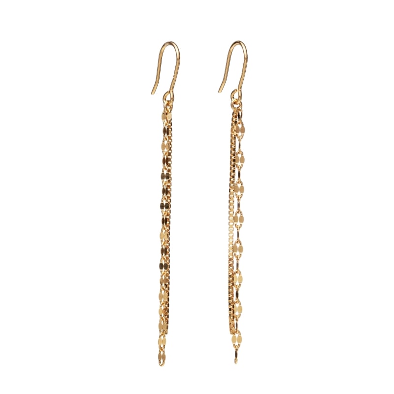 【h&d Jewelry】 ピアス COOL SV925 イエローゴールド 5175600625