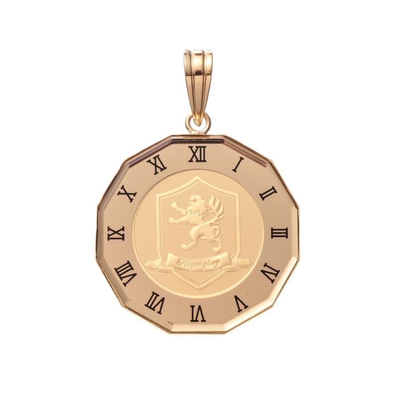 【Gold Jewelry】 K24 K18 YG イエローゴールド クラウン Royal Glory メダル PAMP SUISSE ペンダントトップ 1/25oz 1168900304