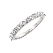 【Lab Grown Diamond】 PT プラチナ 0.5ct ラボグロウンダイヤモンド LGD エタニティリング 1181300127