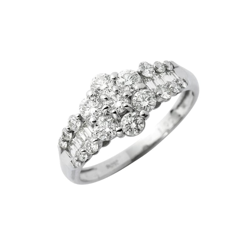 PT プラチナ 1.0ct ダイヤモンド リング 1169100217
