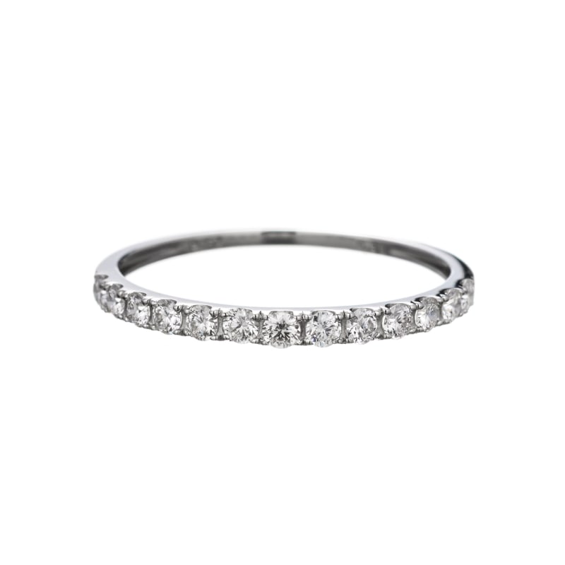 【HEART & CUPID DIAMOND】 PT プラチナ ダイヤモンド 0.3ct エタニティリング 1180600053