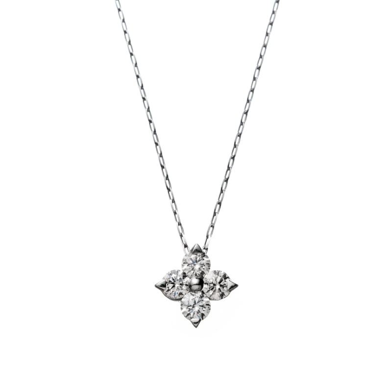 【HEART & CUPID DIAMOND】 PT プラチナ ダイヤモンド 0.2ct ネックレス 40cm 1180600039