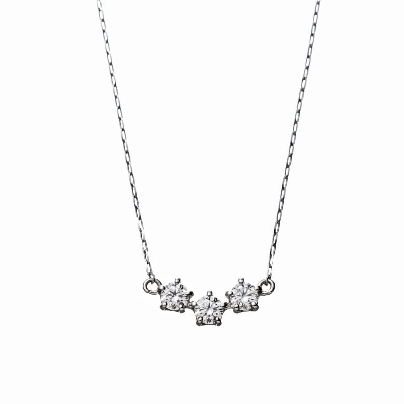 【HEART & CUPID DIAMOND】 PT プラチナ ダイヤモンド 0.18ct ネックレス 40cm 1164200648