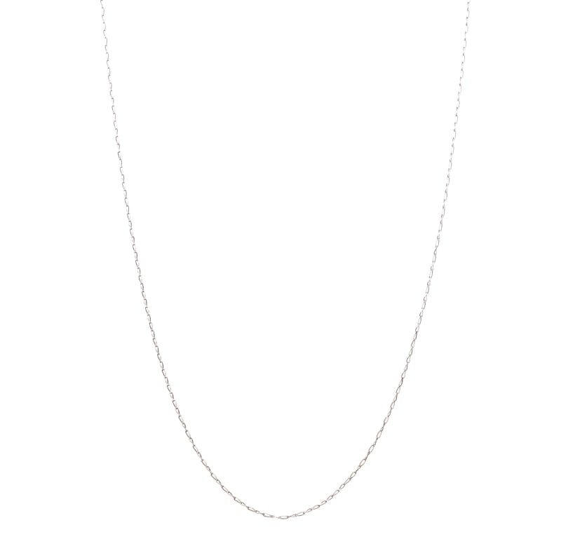 【Gold Jewelry】 デザインチェーン ネックレス ロングタネルチェーン PT850 プラチナ 40cm 1131100346