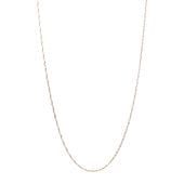 【Gold Jewelry】 デザインチェーン ネックレス ロングタネルチェーン K10 YG イエローゴールド 40cm 1131100349