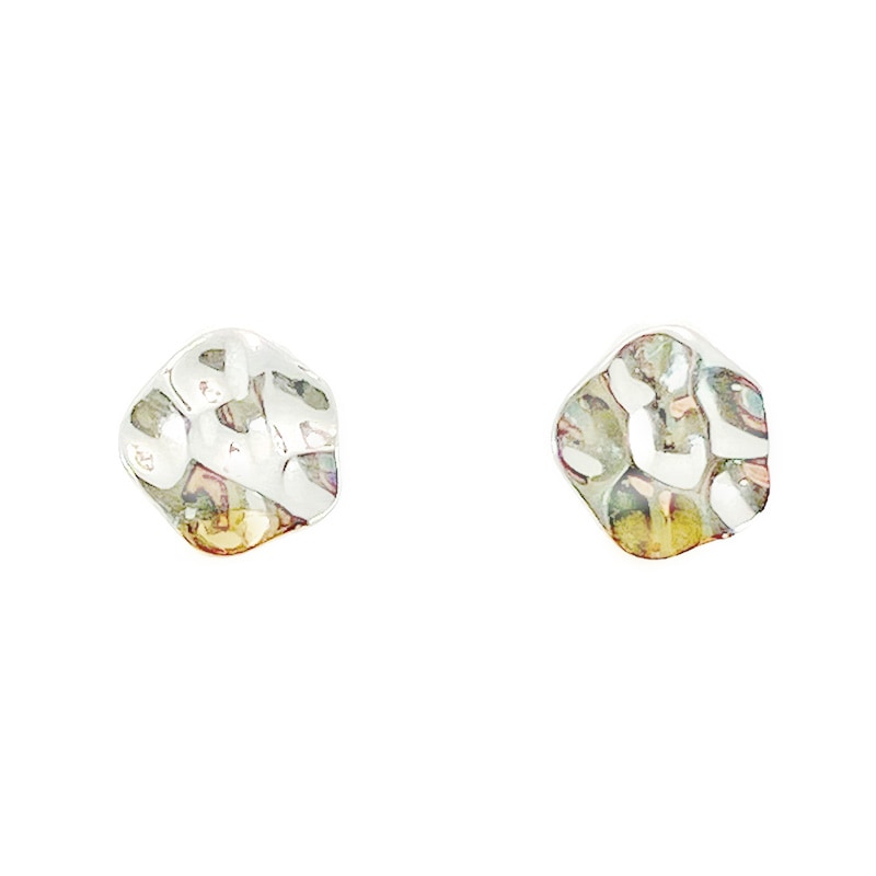 ★SECRET SALE★ 【h&d Jewelry】 Luna ピアス COOL SV925 シルバー K10 イエローゴールド  コンビ ss5175600205