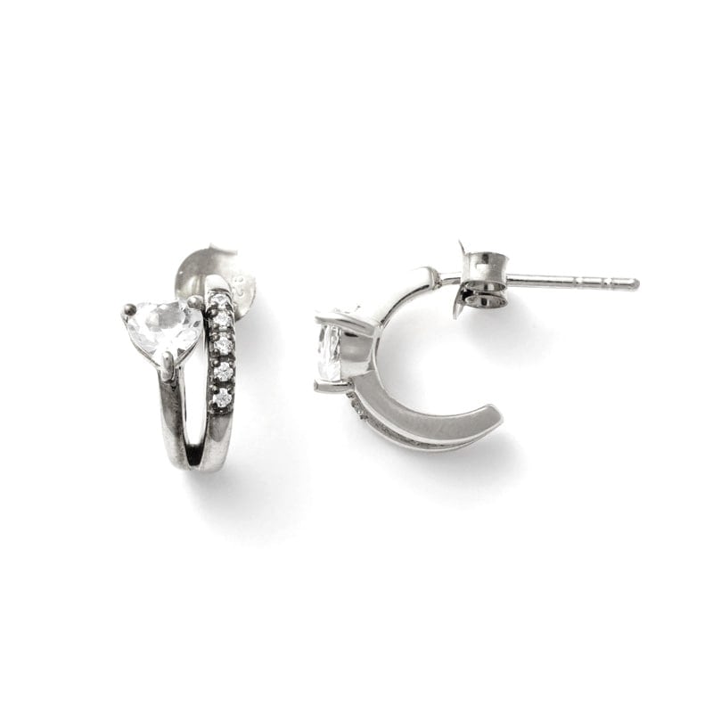 ★SECRET SALE★ 【h&d Jewelry】 ピアス SWEET SV925 シルバー CZ ss5164200014