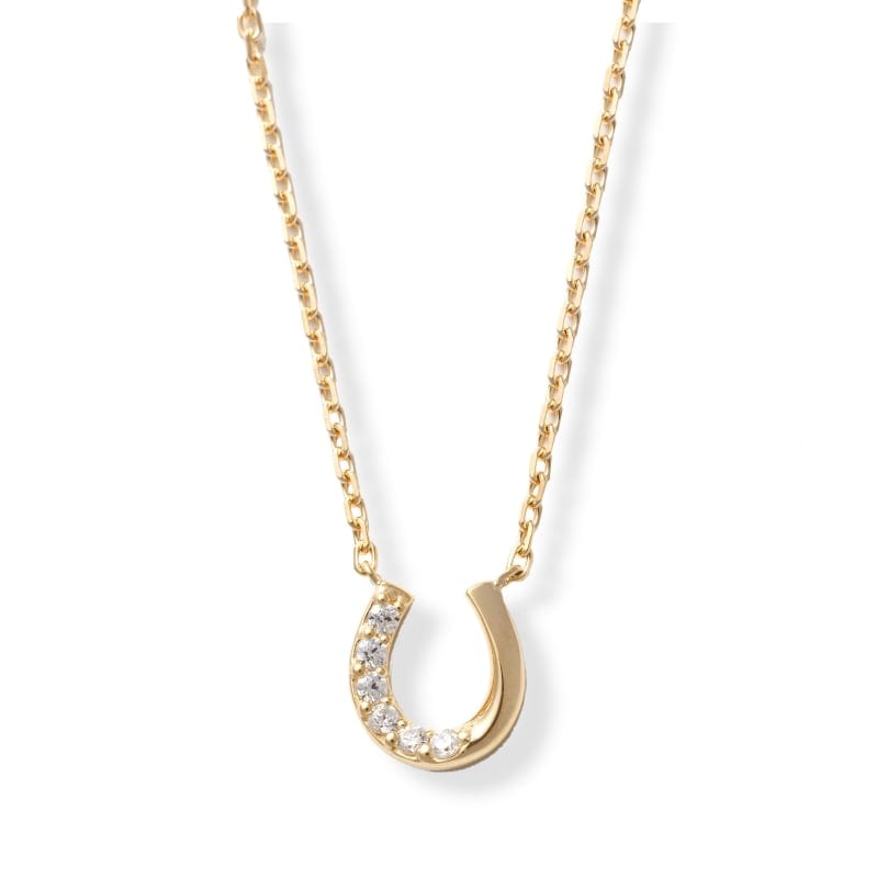 ★SECRET SALE★ 【h&d Jewelry】 ネックレス SWEET SV925 イエローゴールド CZ 40cm ss5175600032
