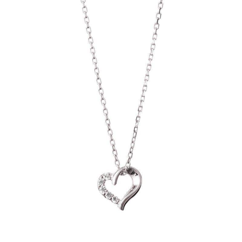★SECRET SALE★ 【h&d Jewelry】 ネックレス SWEET SV925 シルバー CZ 40cm ss5175600036