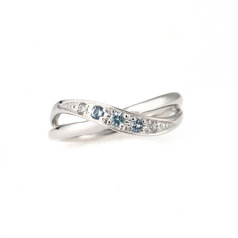★SECRET SALE★ 【h&d Jewelry】 Capsule Collection Blue リング SWEET SV925 シルバー BL CZ ss5175600208