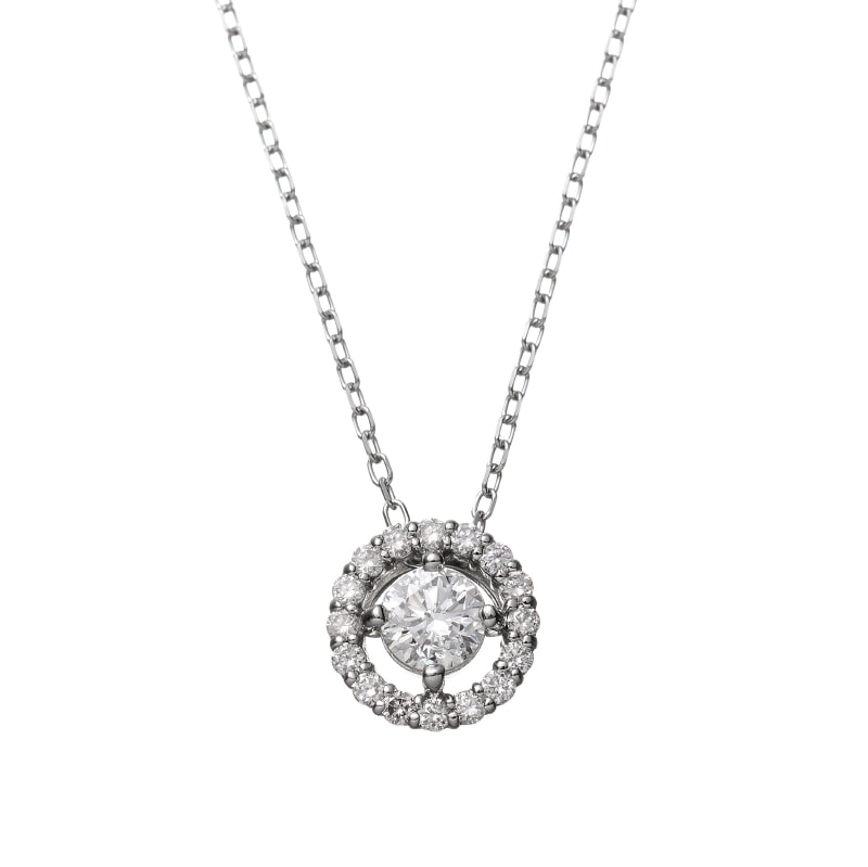 【D color Diamond】 PT プラチナ 0.3ct ダイヤモンド ネックレス Dカラー SI2クラス 1176300047