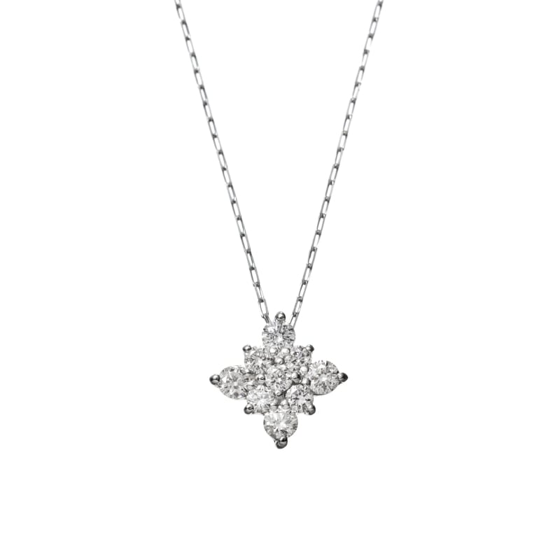 PT プラチナ 0.2ct ダイヤモンド ネックレス 40cm 1176300066