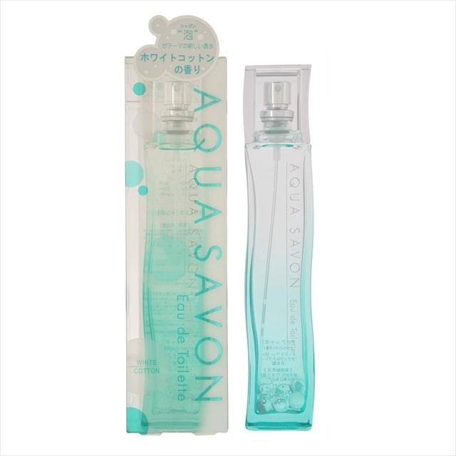 【AQUA SAVON】 アクアシャボン ホワイトコットンの香り オードトワレ ET/SP 80ml 7963002
