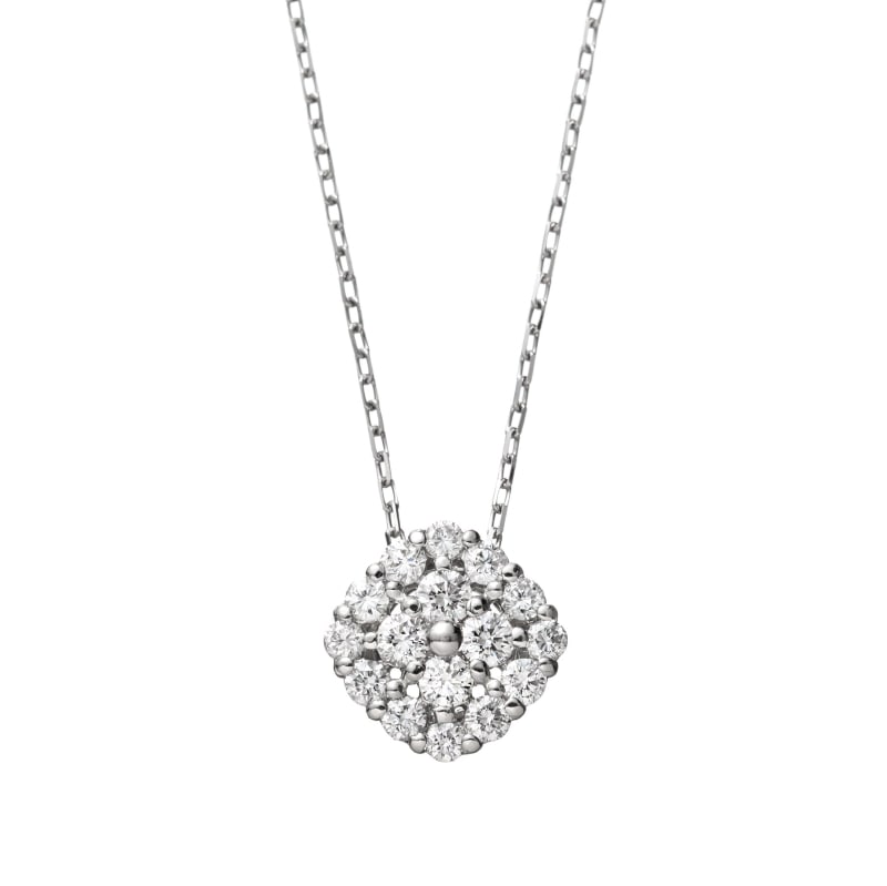 PT プラチナ 0.34ct ダイヤモンド ネックレス 45cm 1176400085