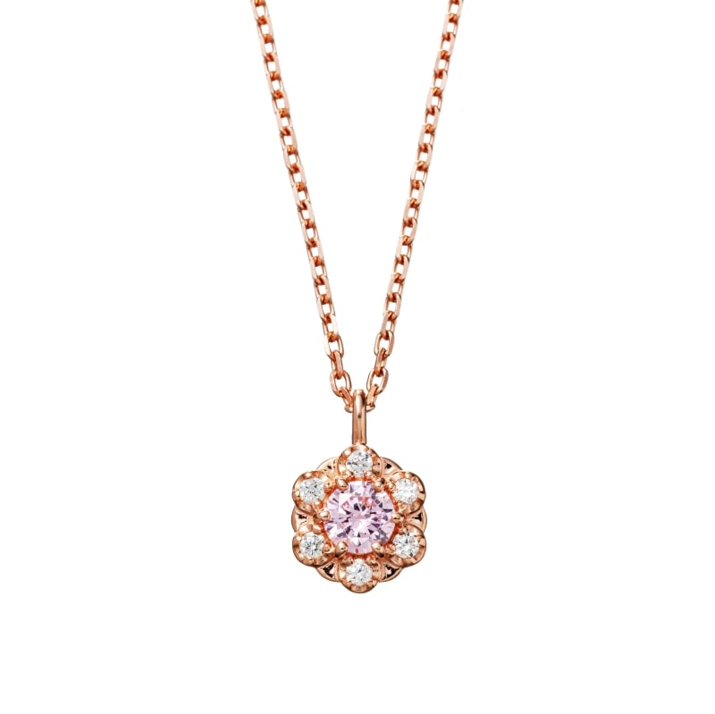 h&d Jewelry】 3rd ANNIVERSARY DAHLIA フラワー ネックレス SWEET