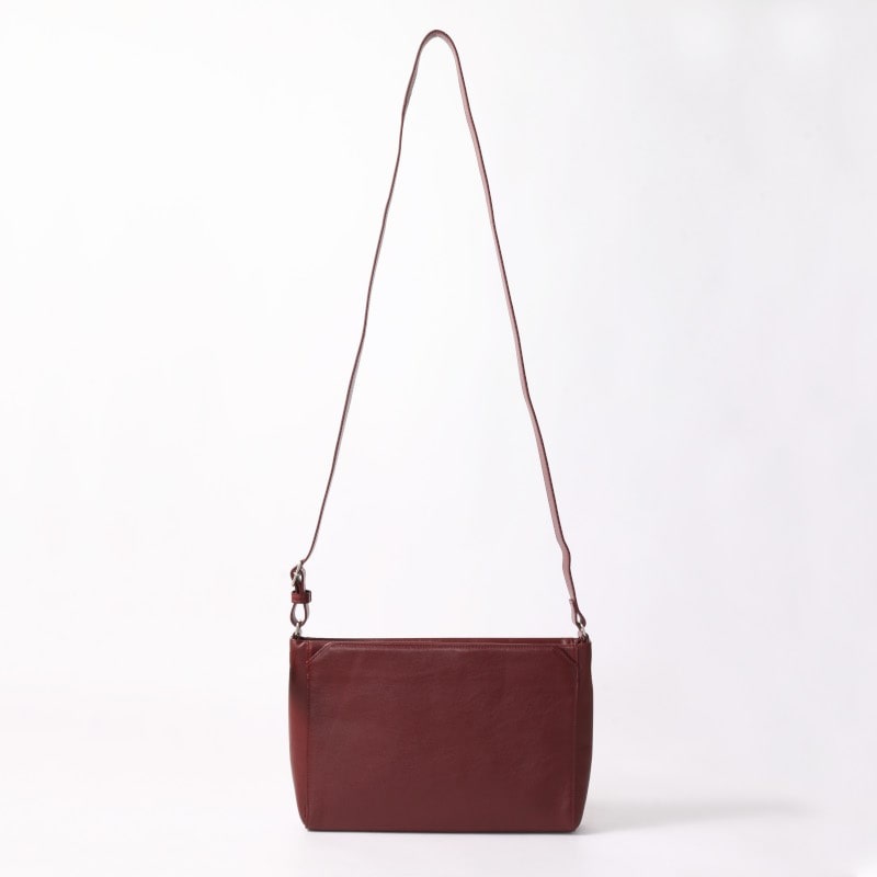【H&D Leather】 ショルダーバッグ S HDB-L5N ワイン 5464200173
