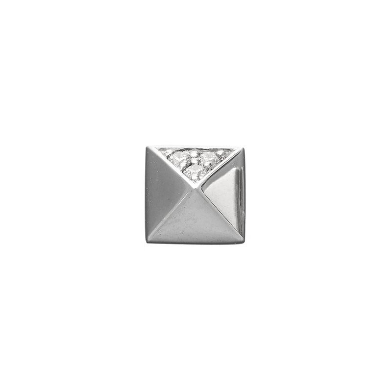 ピアス LC 512 UX SVOXD HD Jewelry】 シングル ピアス MENs SV925 シルバー CZ 片耳
