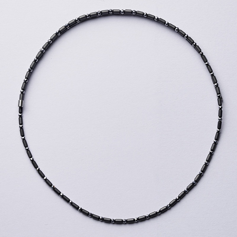 【Unrust】 Lucis 磁気ネックレス BK×Terahertz(GR) 70cm free 1183400028