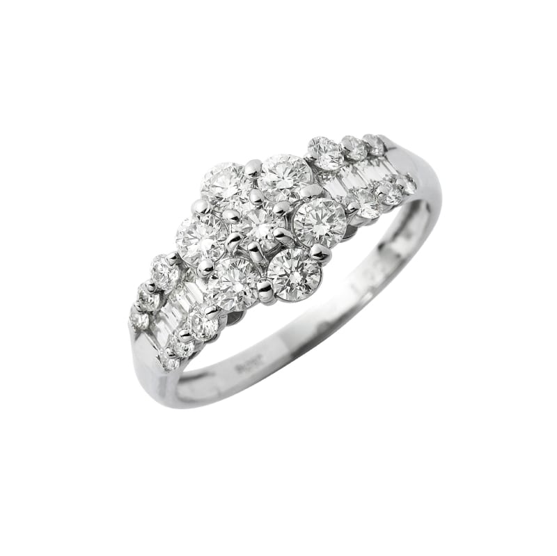 PT プラチナ 1.0ct ダイヤモンド リング 1169100217 | リング | H and