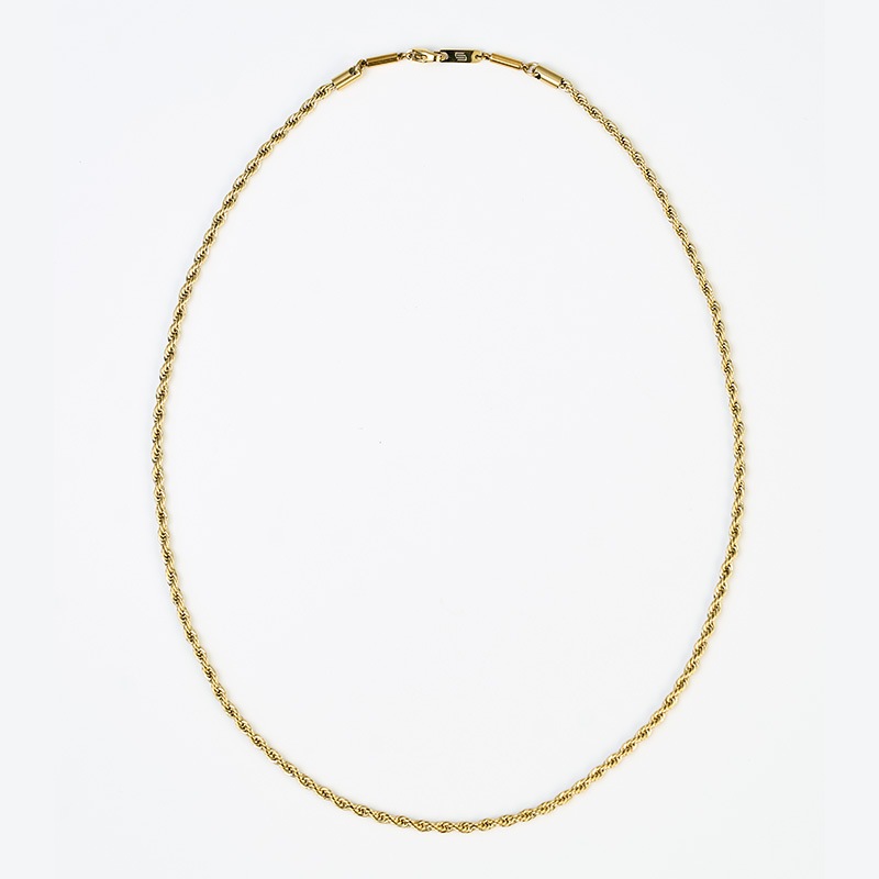 【Unrust】 Nexus 磁気ネックレス ロープチェーン GD 53cm 1183400031