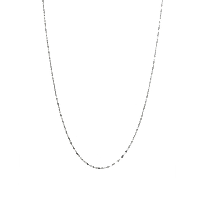 【Gold Jewelry】 デザインチェーン ネックレス ペタルチェーン PT999 純プラチナ 43cm 1185600001