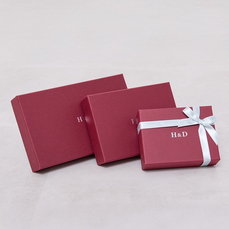 H&D Leather】 キーケース 4連 HDB-6 ワインレッド 5564200278